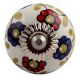 Blue Red Sunflower Ceramic Cabinet Knob Online