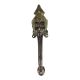 Bronze Green Black Buddha Face Door Handle