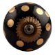 Golden Dot Ceramic Drawer Knobs Online