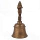 Brass Hand Bell Carved Handle Lord Hanuman