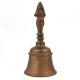 Brass Hand Bell Carved Handle Lord Hanuman