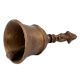 Brass Hand Bell Carved Handle Lord Hanuman
