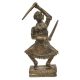 Bronze Female Sword Exotic Dancer Figurine