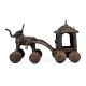 Brass Elephant Statue Chariot