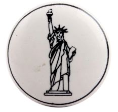 Statue Of Liberty Ceramic Knob