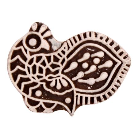 Set of 1 Piece New Wooden Printing Block