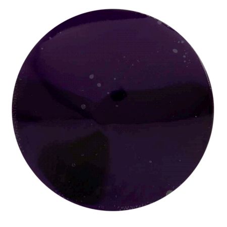 Purple Flat Glass Wine Stopper (Set of one Piece)