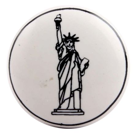 Statue Of Liberty Ceramic Knob