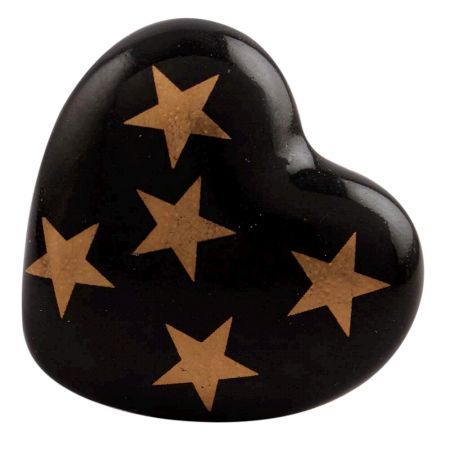 Golden Star Heart Ceramic Wine Stopper (Set of one piece)