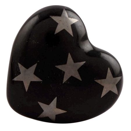 Silver Star Heart Ceramic Wine Stopper (Set of one piece)