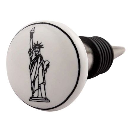Statue of Liberty Ceramic Wine Stopper (Set of one piece)