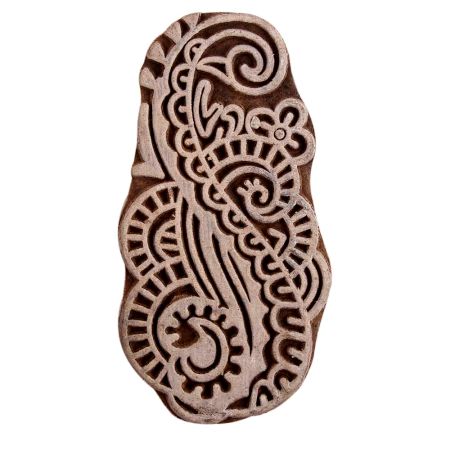 Set of 1 Piece New Wooden Printing Block