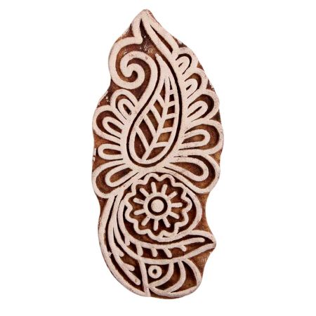 Set of 1 Piece New Wooden Printing Block