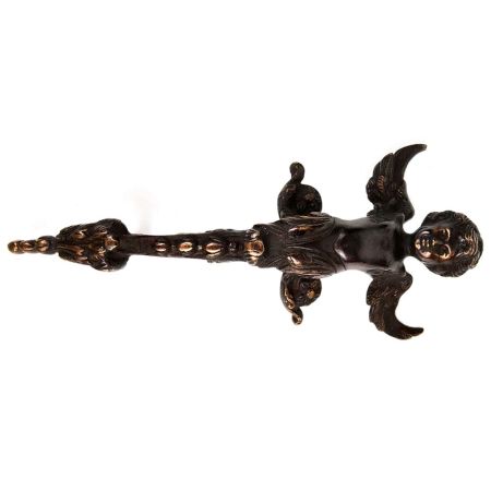 Brass Cherub Door Handle