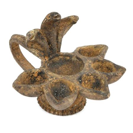 Primitive Cobra Oil Lamp