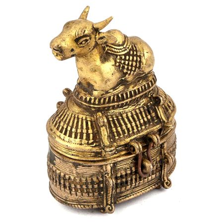 Tribal Nandi Brass Jewellery Box
