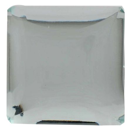 Venetian Clear Square Flat Glass Dresser Knob