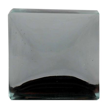 Venetian Clear Square Flat Glass Wine Stopper (Set of one Piece)