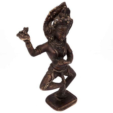Brass Dancing Apsara Statue