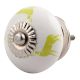 Lime Standing Rein Deer Pattern Ceramic Cabinet Knob Online