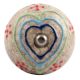 Mixed Color Heart Crackle Ceramic Wine Stopper (Pack of one Piece)