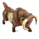 Copper Finish Bull Brass Statue