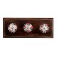 Maroon Big Melon Ceramic Wooden Hooks