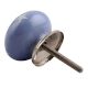 Slate Blue Star Ceramic Dresser Knob Online