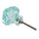 Water Glass Square Cut Drawer Knob