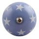 Slate Blue Star Ceramic Wine Stopper (Set of one piece)