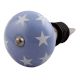 Slate Blue Star Ceramic Wine Stopper (Set of one piece)