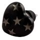 Silver Star Heart Ceramic Wine Stopper (Set of one piece)