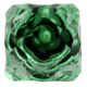 Green Glass Square Cut Wine Stopper (Set of one piece)