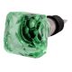 Green Glass Square Cut Wine Stopper (Set of one piece)