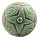 Pea Green Etched Ceramic Wine Stopper (Set of one piece)