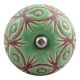 Pea Green Etched Ceramic Wine Stopper (Set of one piece)