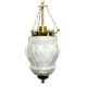 Clear Hanging glass light fixture Small Lamp