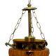 Amber Hanging glass light fixture Small Lamp