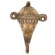 Tribal Elephant Face Brass Wall Hooks