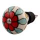 Red Flower Ceramic (Set of one Piece)