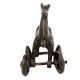 Brass Camel on Wheel Temple Toy