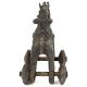 Indian Cast Bronze Temple Mounted Toy Horse