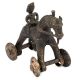 India Temple Toy Horse Rolling Wheels