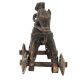India Temple Toy Horse Rolling Wheels