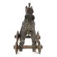 India Temple Toy Horse Rolling Wheels