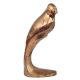 Vintage Brass Parrot Bookend