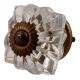 Clear Square Melon Glass Drawer Knob