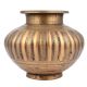 Old Hand Carved Brass Water Pot