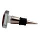 Red Square Flat Glass Wine Stopper (Set of one Piece)