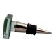 Green Square Flat Glass Wine Stopper (Set of one Piece)